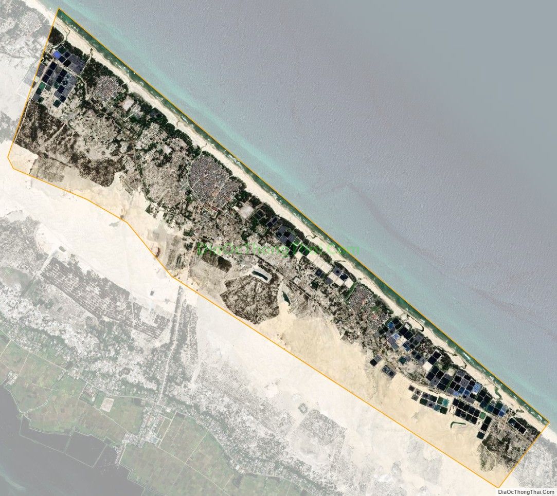 Bản đồ vệ tinh xã Phong Hải, huyện Phong Điền