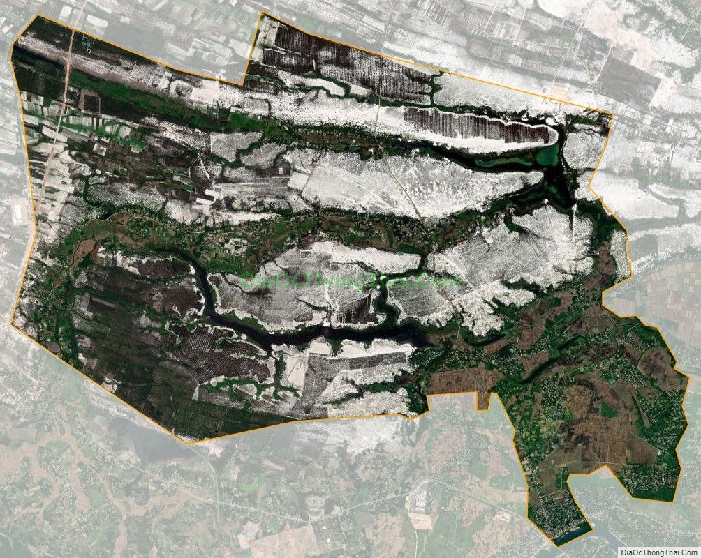 Bản đồ vệ tinh xã Phong Hiền, huyện Phong Điền