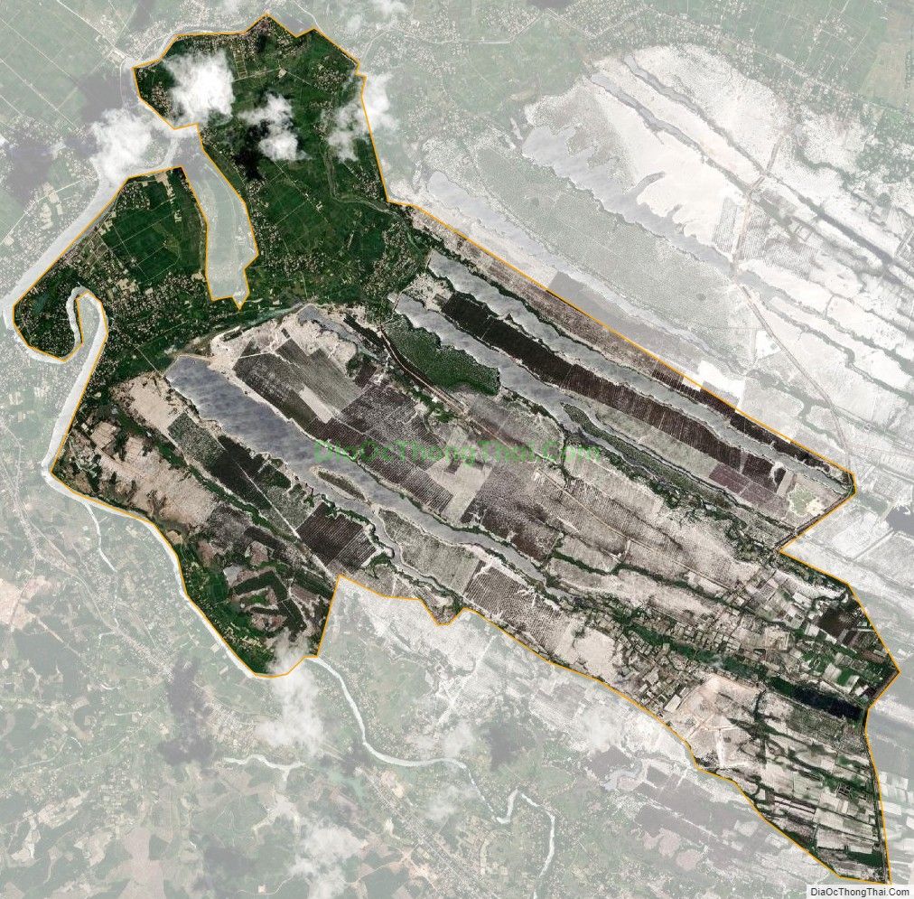 Bản đồ vệ tinh xã Phong Hòa, huyện Phong Điền