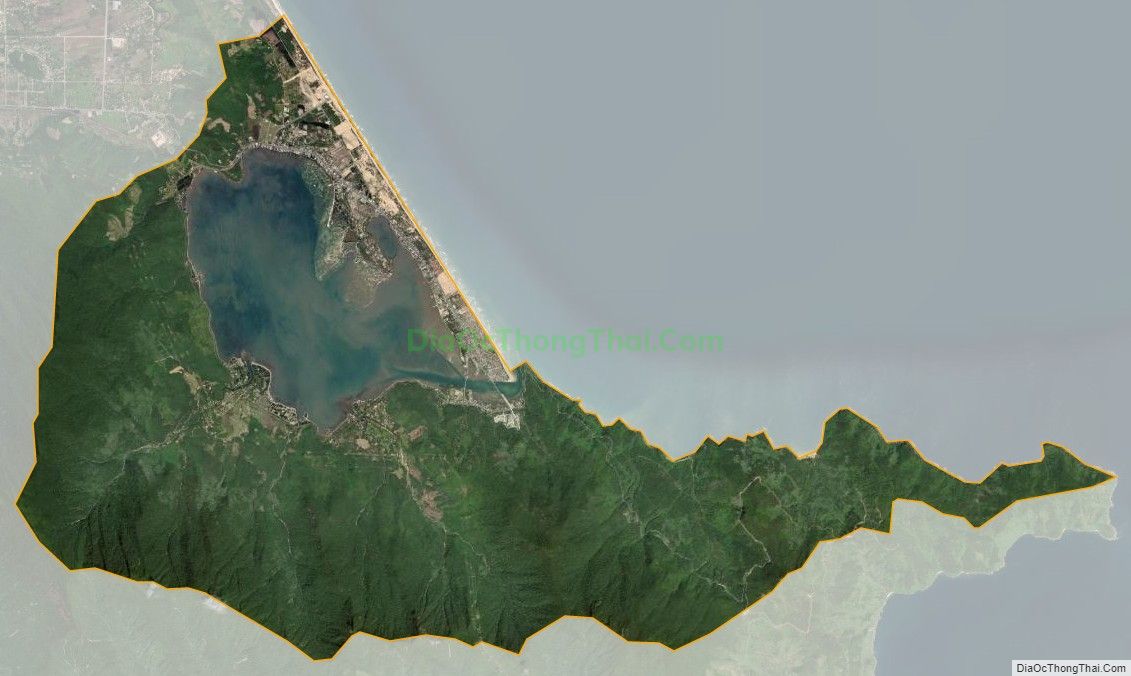 Bản đồ vệ tinh Thị trấn Lăng Cô, huyện Phú Lộc