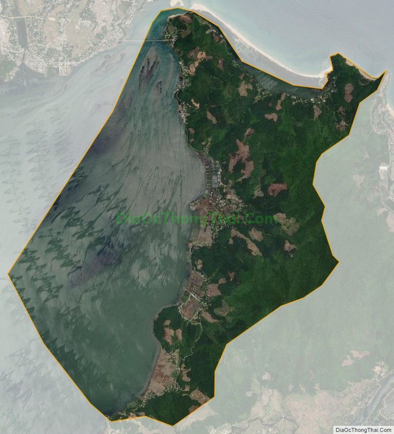 Bản đồ vệ tinh xã Lộc Bình, huyện Phú Lộc