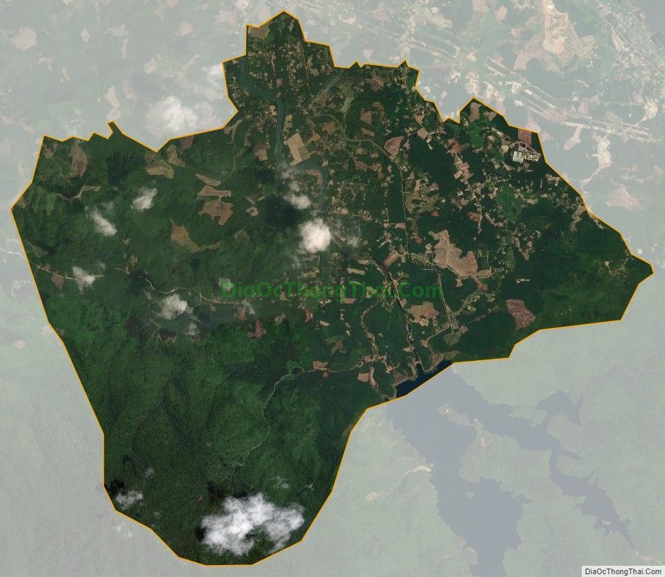 Bản đồ vệ tinh xã Lộc Hòa, huyện Phú Lộc