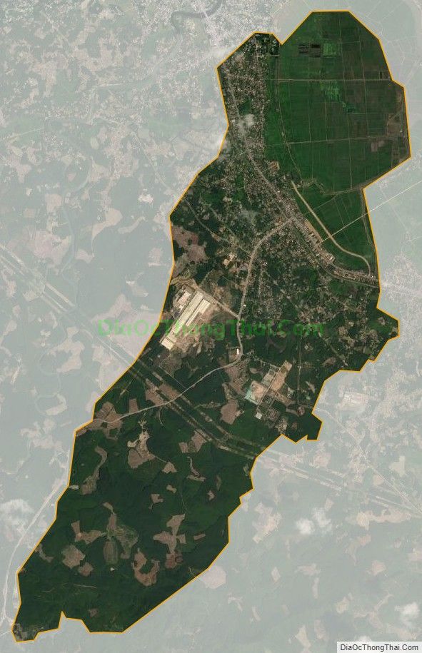 Bản đồ vệ tinh xã Lộc Sơn, huyện Phú Lộc