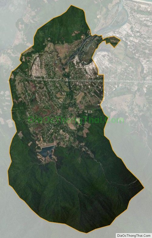 Bản đồ vệ tinh xã Lộc Thủy, huyện Phú Lộc