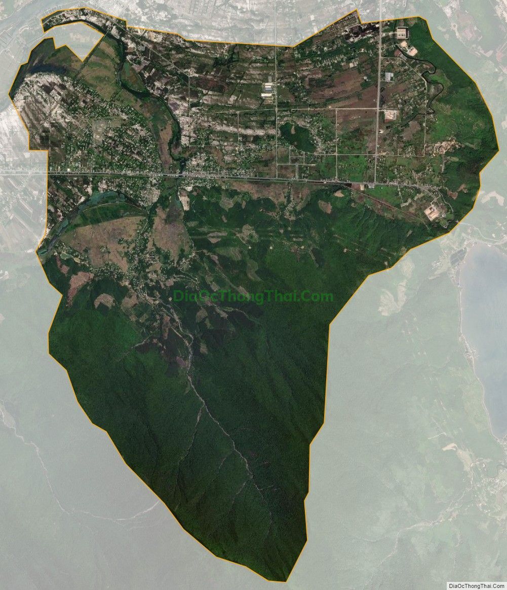 Bản đồ vệ tinh xã Lộc Tiến, huyện Phú Lộc