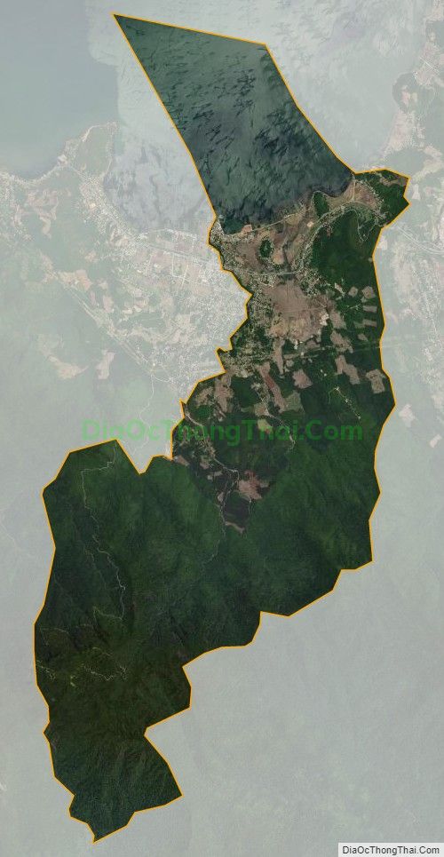 Bản đồ vệ tinh xã Lộc Trì, huyện Phú Lộc