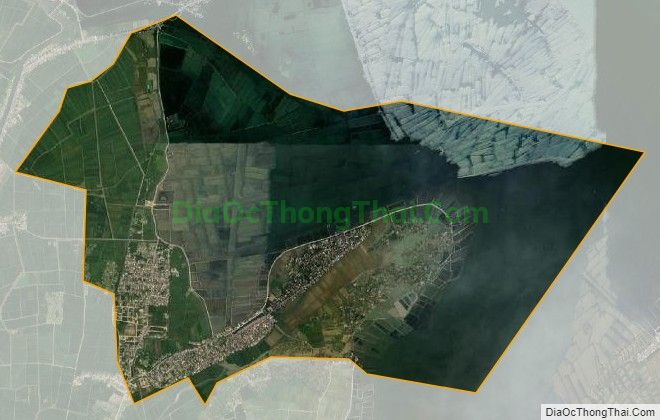 Bản đồ vệ tinh xã Phú An, huyện Phú Vang
