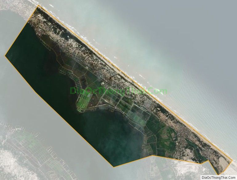 Bản đồ vệ tinh xã Phú Diên, huyện Phú Vang