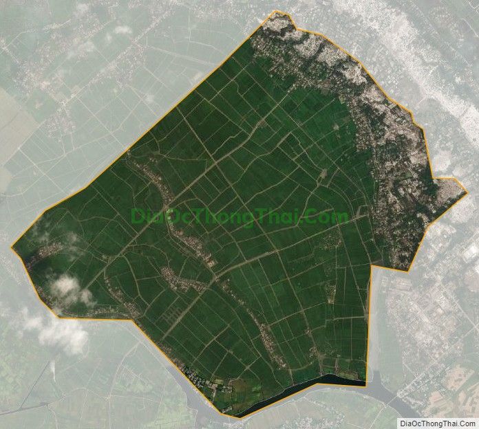 Bản đồ vệ tinh xã Phú Lương, huyện Phú Vang