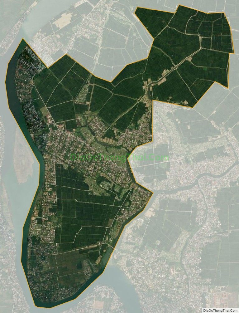 Bản đồ vệ tinh xã Phú Mậu, thành phố Huế