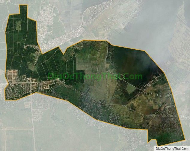 Bản đồ vệ tinh xã Phú Mỹ, huyện Phú Vang