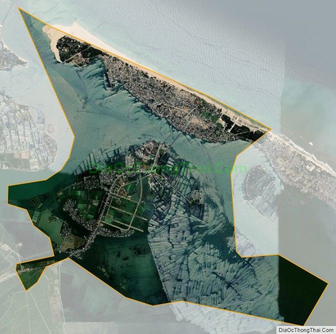 Bản đồ vệ tinh phường Thuận An, huyện Phú Vang