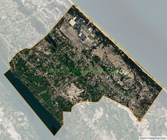 Bản đồ vệ tinh xã Vinh An, huyện Phú Vang