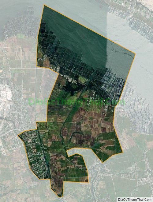 Bản đồ vệ tinh xã Quảng Phước, huyện Quảng Điền
