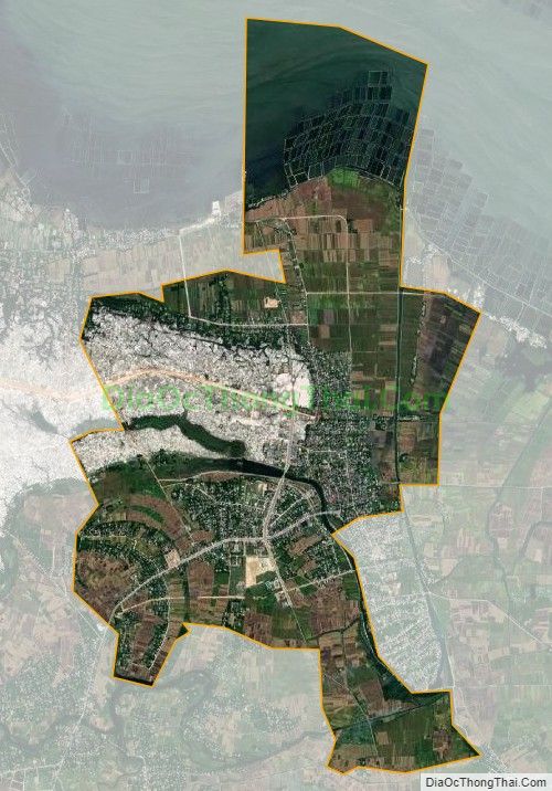 Bản đồ vệ tinh Thị trấn Sịa, huyện Quảng Điền