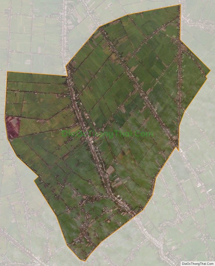 Bản đồ vệ tinh xã Hậu Mỹ Trinh, huyện Cái Bè