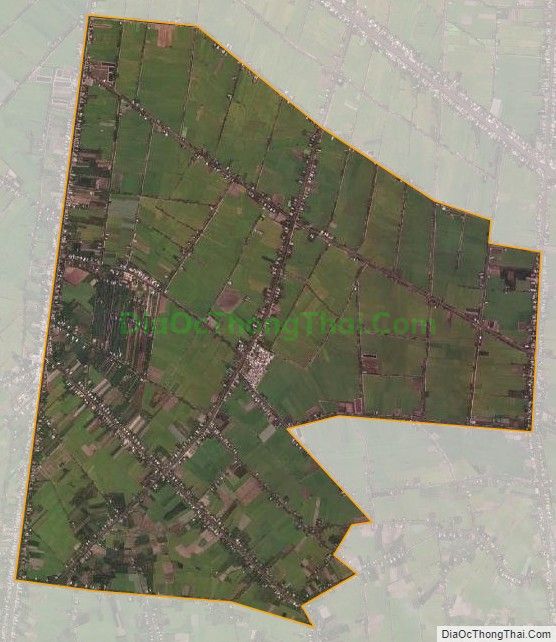 Bản đồ vệ tinh xã Mỹ Tân, huyện Cái Bè