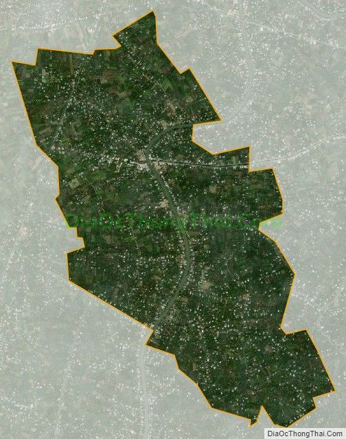 Bản đồ vệ tinh xã Cẩm Sơn, huyện Cai Lậy