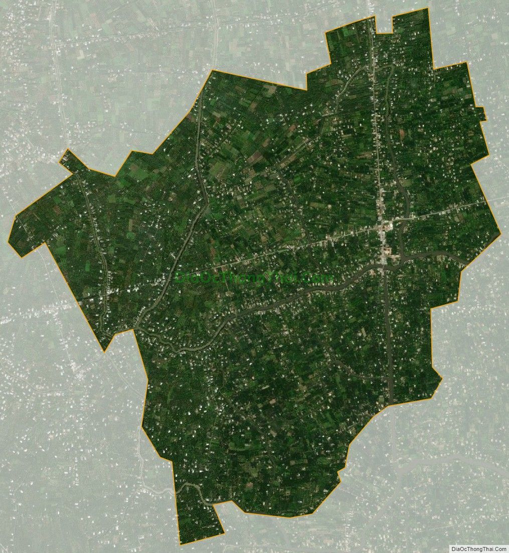 Bản đồ vệ tinh xã Mỹ Long, huyện Cai Lậy