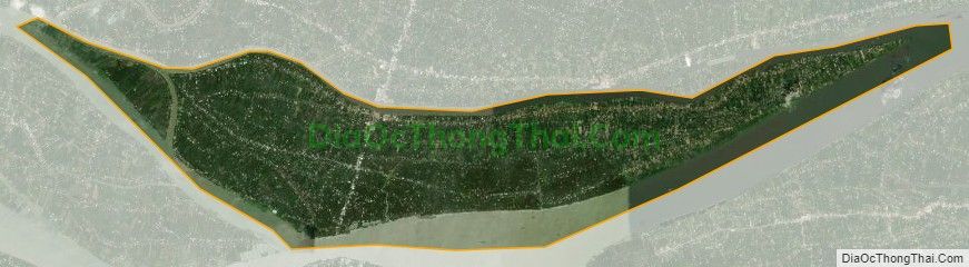 Bản đồ vệ tinh xã Ngũ Hiệp, huyện Cai Lậy