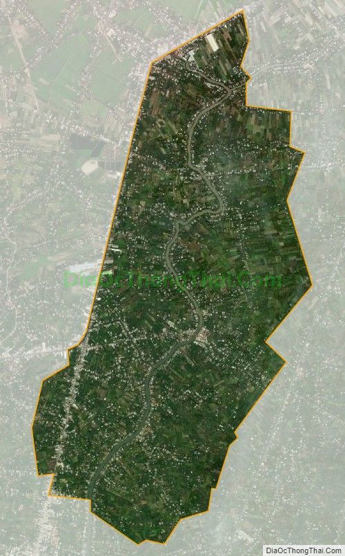 Bản đồ vệ tinh xã Phú An, huyện Cai Lậy