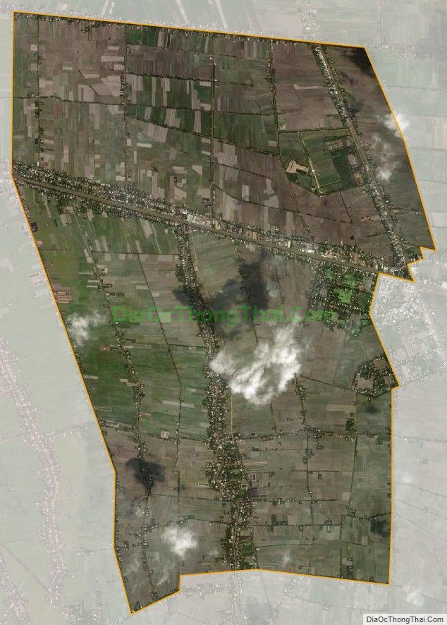 Bản đồ vệ tinh xã Phú Cường, huyện Cai Lậy