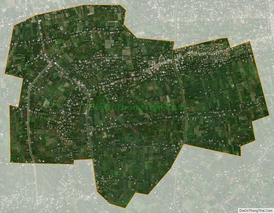 Bản đồ vệ tinh xã Phú Quý, thị xã Cai Lậy
