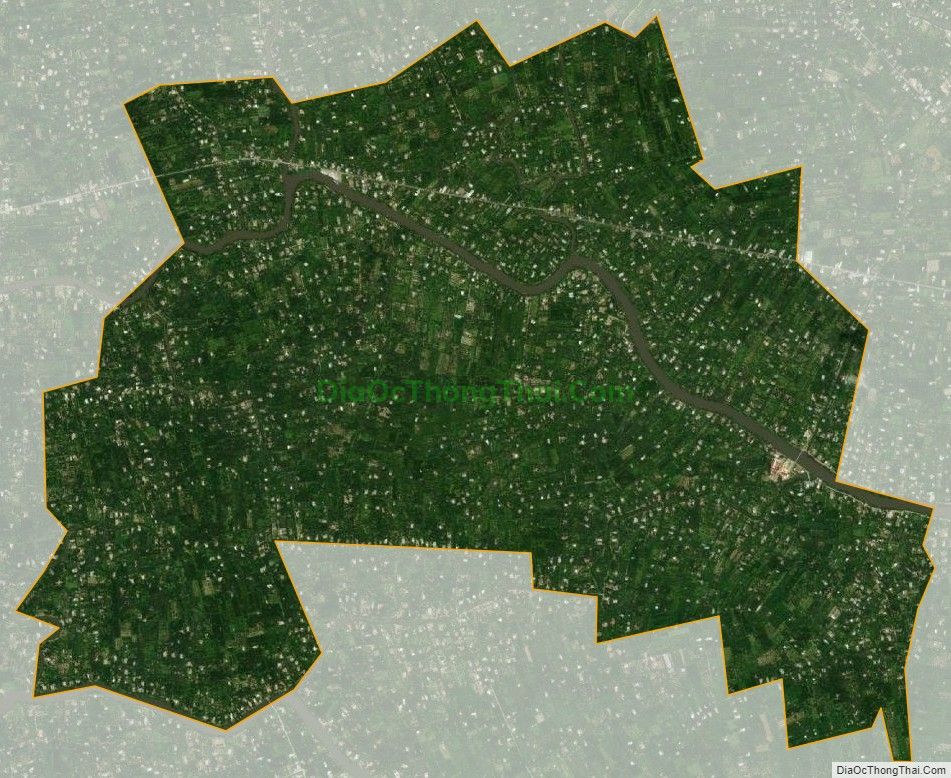 Bản đồ vệ tinh xã Bàn Long, huyện Châu Thành