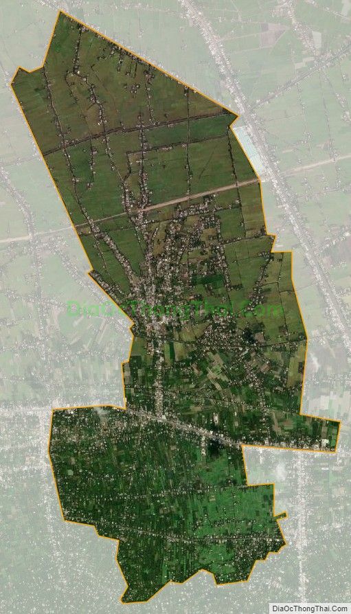 Bản đồ vệ tinh xã Nhị Bình, huyện Châu Thành