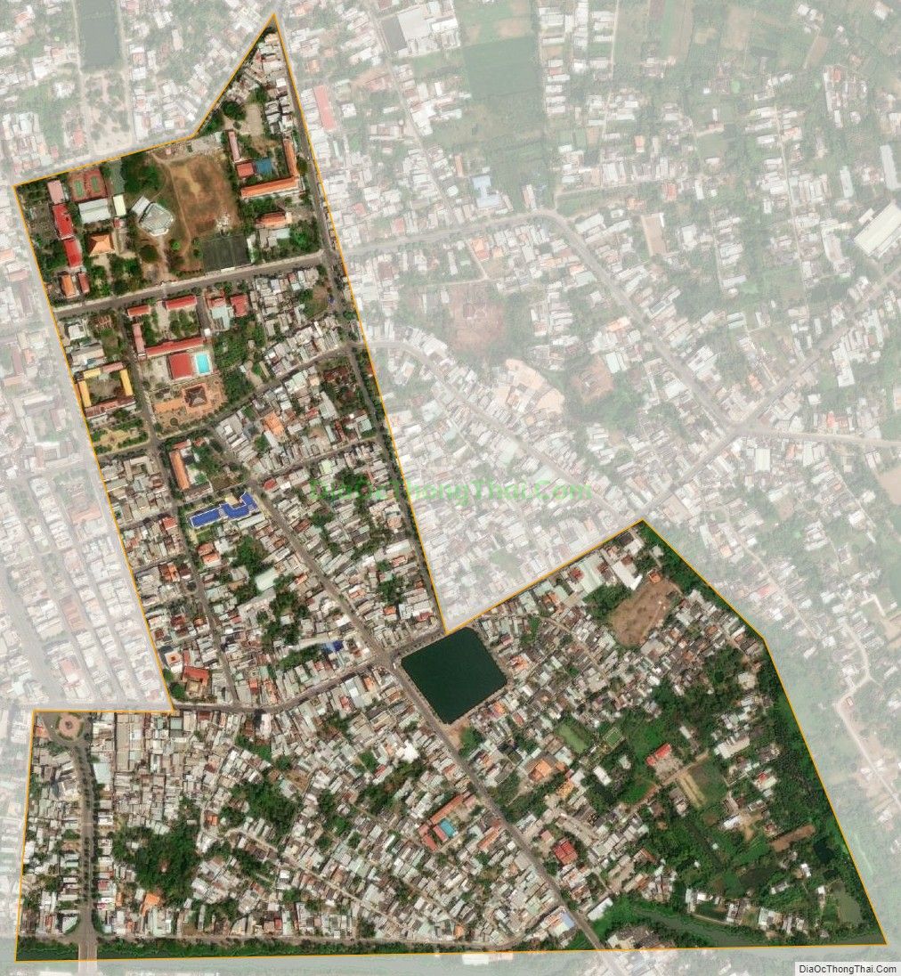 Bản đồ vệ tinh Phường 2, thị xã Gò Công