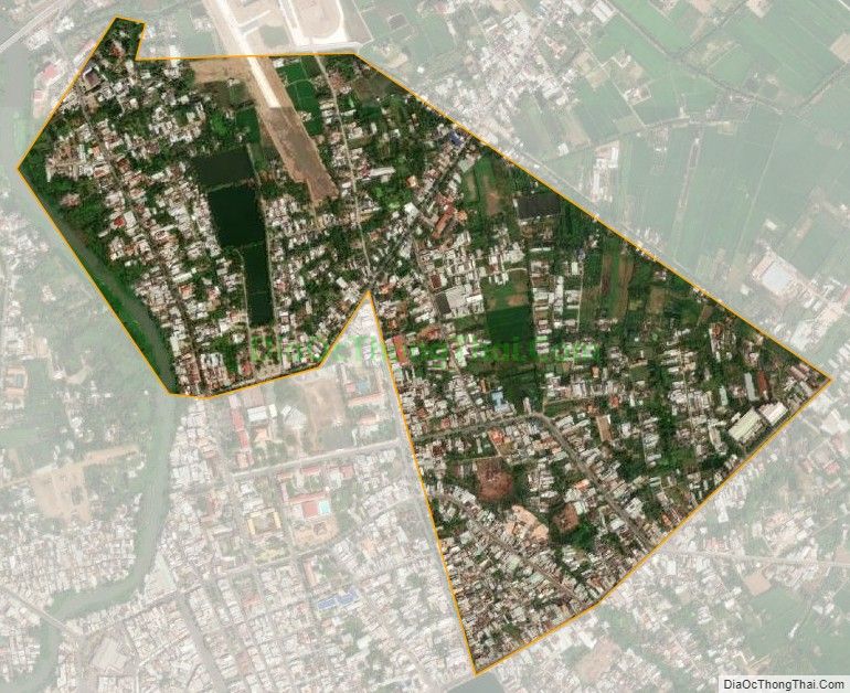Bản đồ vệ tinh Phường 3, thị xã Gò Công