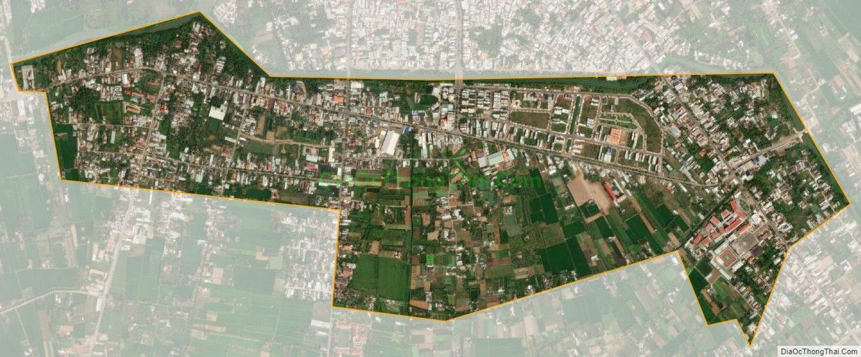 Bản đồ vệ tinh Phường 5, thị xã Gò Công