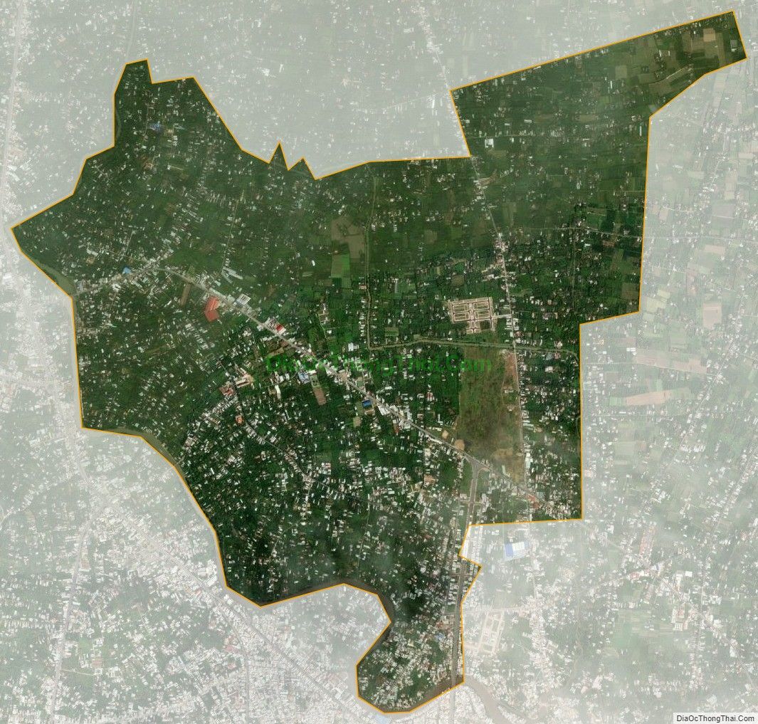 Bản đồ vệ tinh xã Đạo Thạnh, thành phố Mỹ Tho