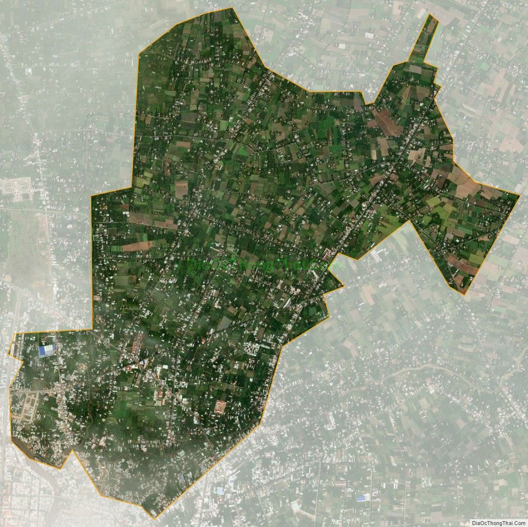 Bản đồ vệ tinh xã Mỹ Phong, thành phố Mỹ Tho
