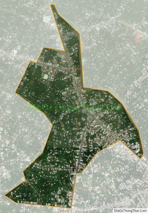Bản đồ vệ tinh Phường 10, thành phố Mỹ Tho