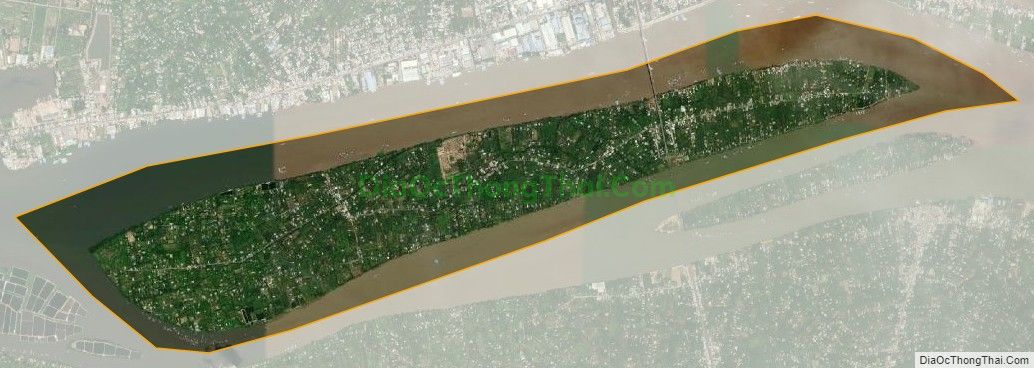 Bản đồ vệ tinh xã Thới Sơn, thành phố Mỹ Tho