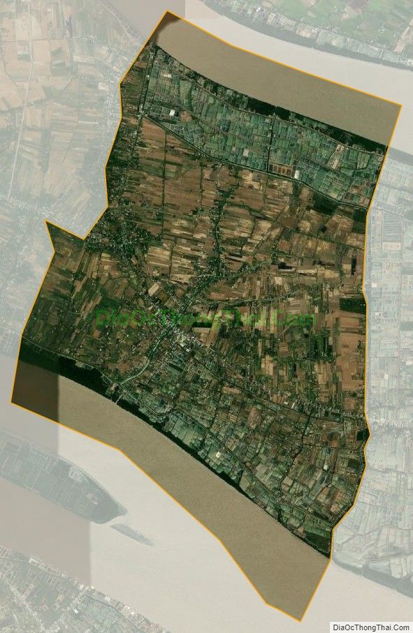 Bản đồ vệ tinh xã Phú Đông, huyện Tân Phú Đông