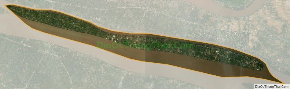 Bản đồ vệ tinh xã Tân Thạnh, huyện Tân Phú Đông