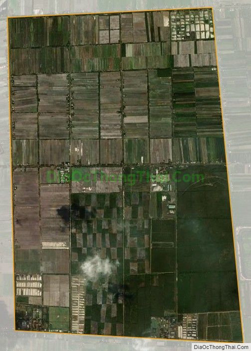 Bản đồ vệ tinh xã Thạnh Hòa, huyện Tân Phước