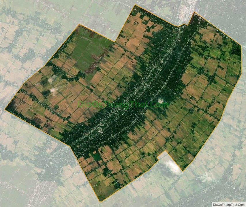 Bản đồ vệ tinh xã An Trường, huyện Càng Long