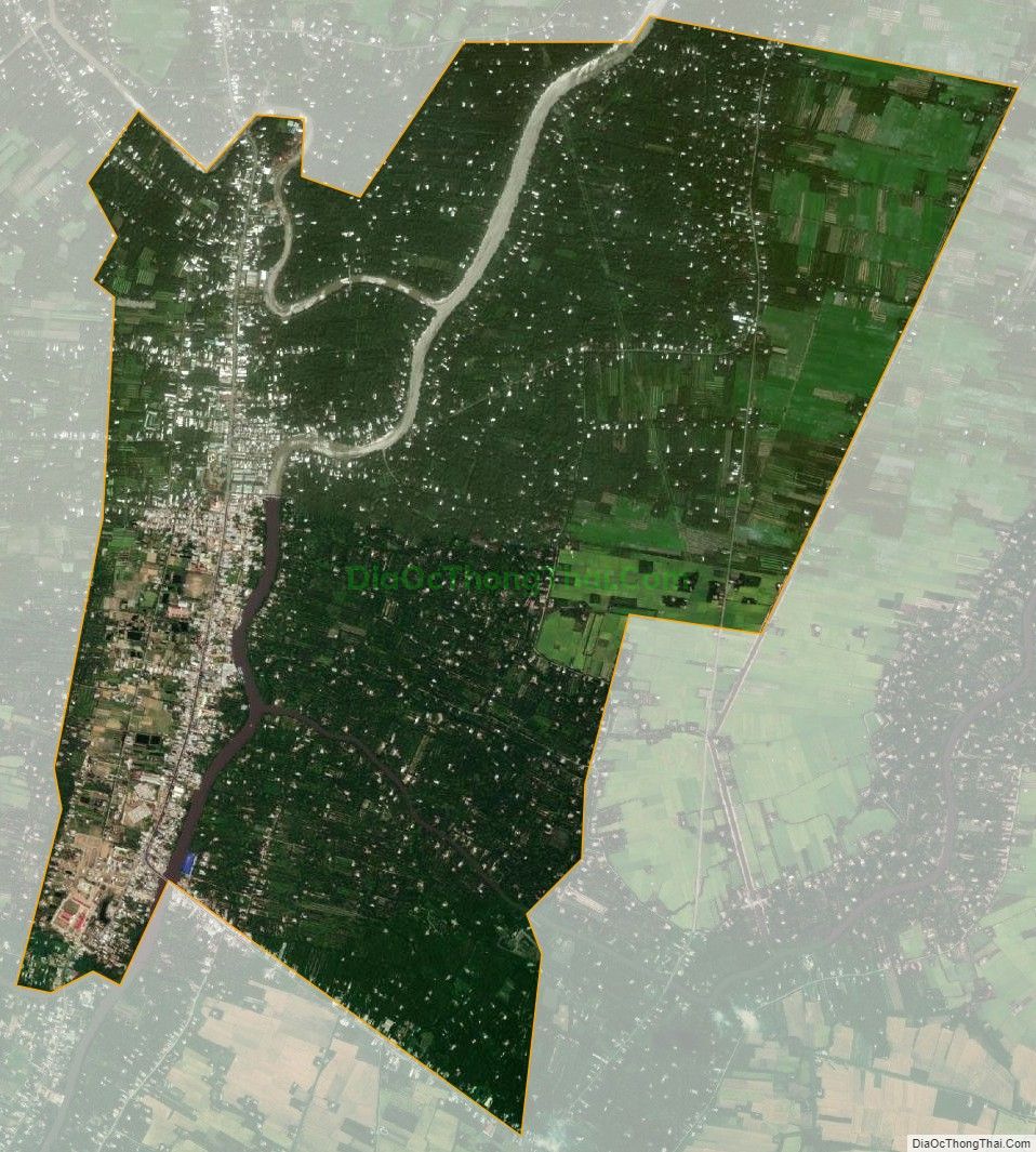 Bản đồ vệ tinh Thị trấn Càng Long, huyện Càng Long