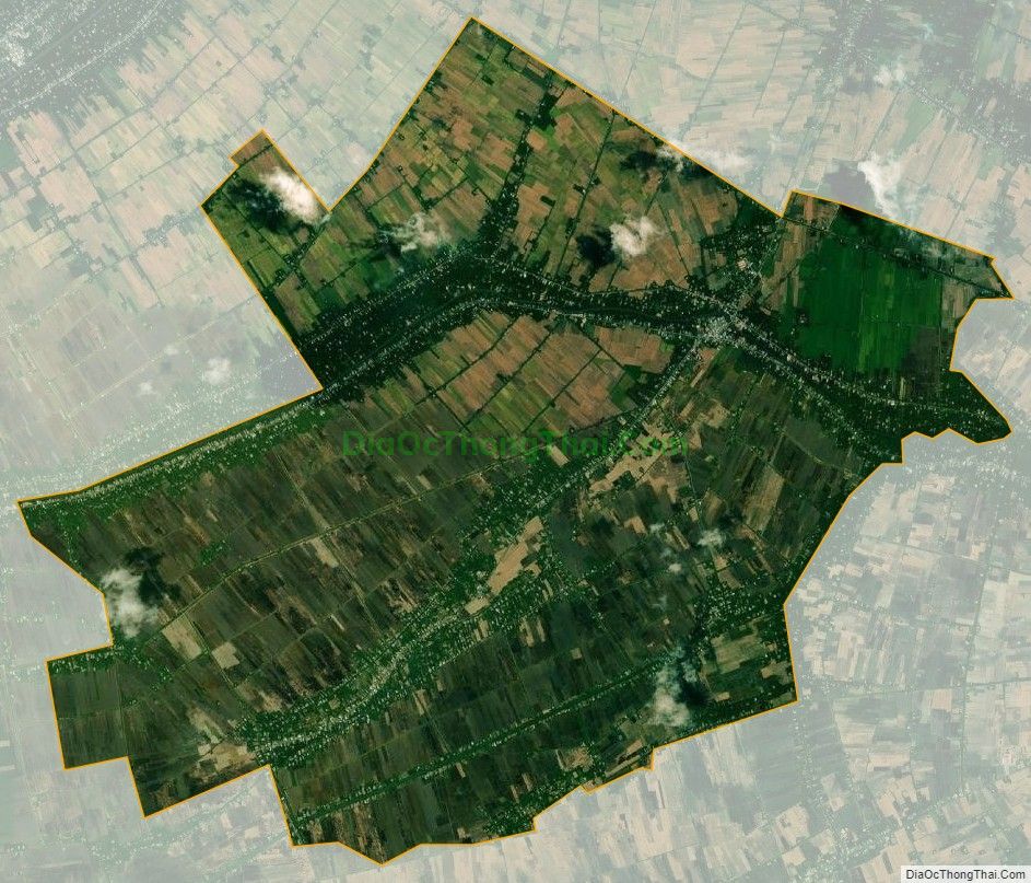 Bản đồ vệ tinh xã Huyền Hội, huyện Càng Long