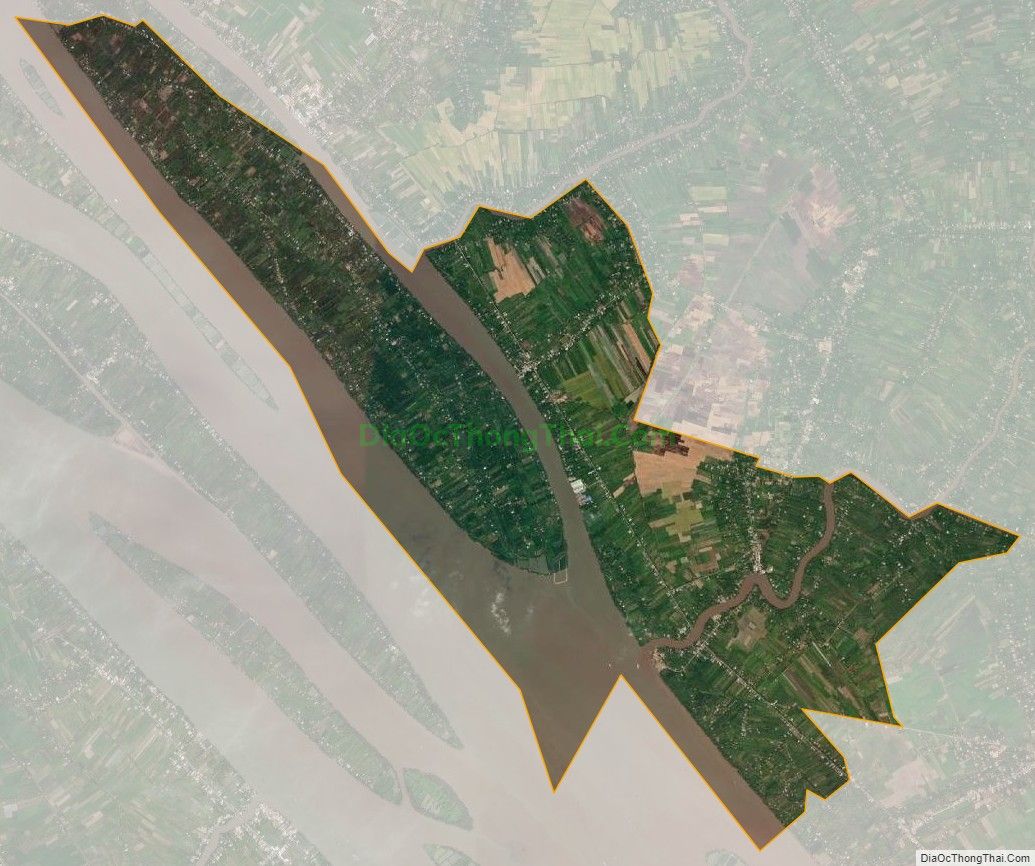 Bản đồ vệ tinh xã An Phú Tân, huyện Cầu Kè
