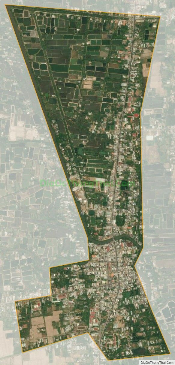Bản đồ vệ tinh Thị trấn Cầu Ngang, huyện Cầu Ngang