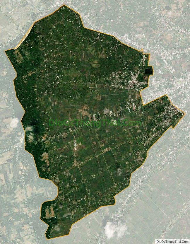Bản đồ vệ tinh xã Lương Hòa, huyện Châu Thành