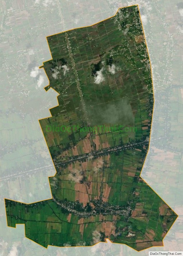 Bản đồ vệ tinh xã Mỹ Chánh, huyện Châu Thành