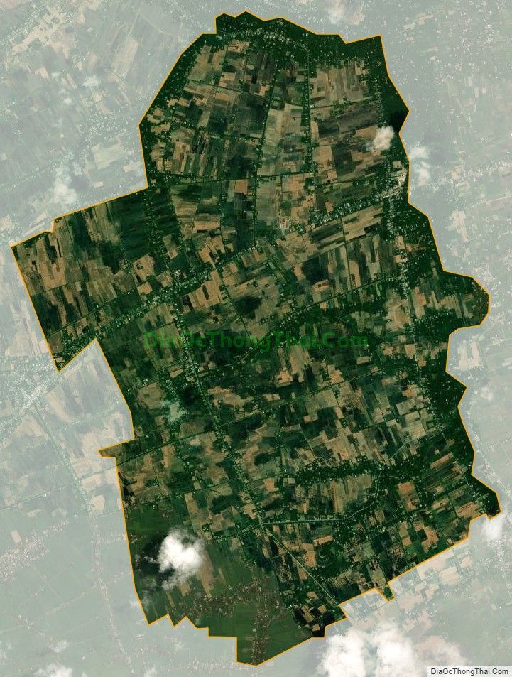 Bản đồ vệ tinh xã Song Lộc, huyện Châu Thành