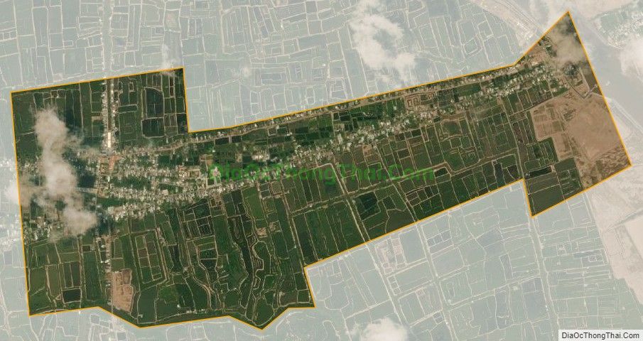 Bản đồ vệ tinh Thị trấn Long Thành, huyện Duyên Hải