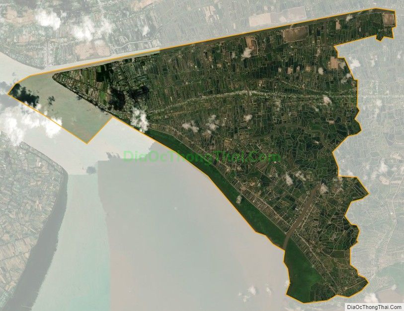 Bản đồ vệ tinh xã Long Vĩnh, huyện Duyên Hải