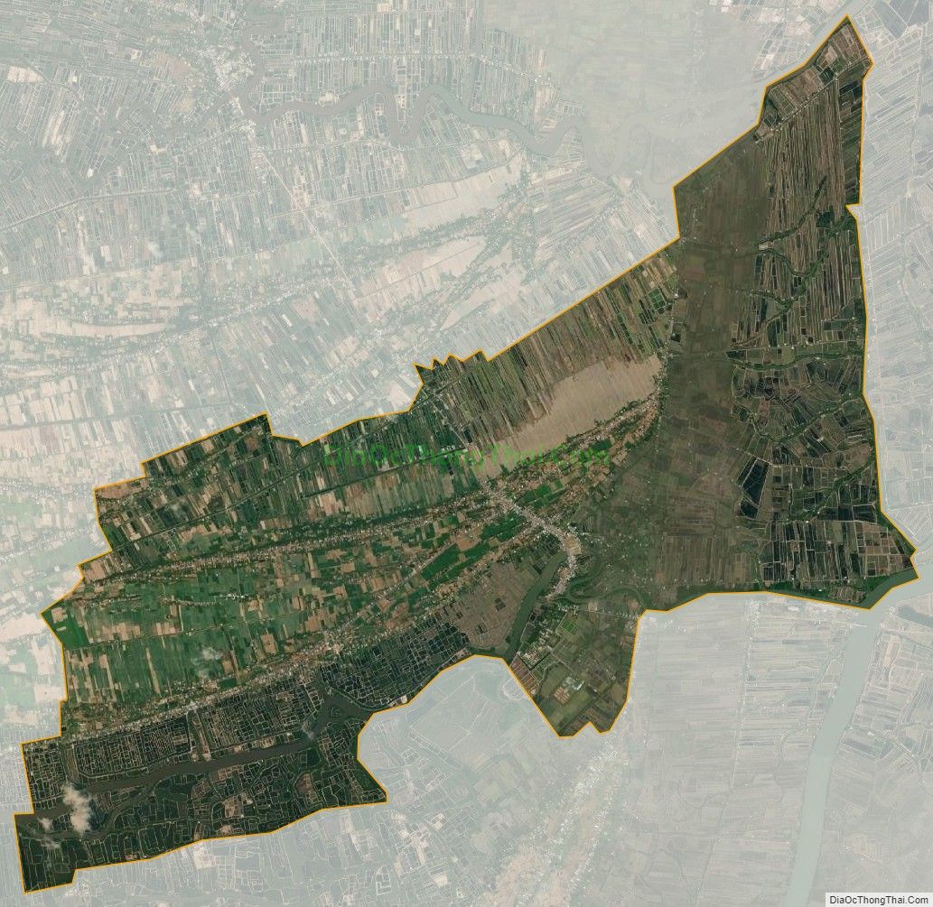 Bản đồ vệ tinh xã Long Hữu, thị xã Duyên Hải